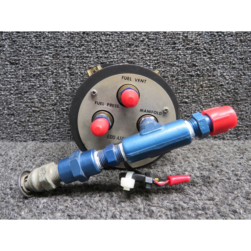 IU028-005-31RS (Alt: 98675-2) Edo-Aire Manifold Pressure, Fuel Flow Dual Indicator