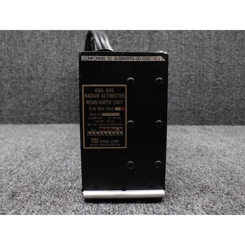 066-1048-00 King KRA-405 Radar Altimeter Receiver-XMTR with Tray 28V (Mods)