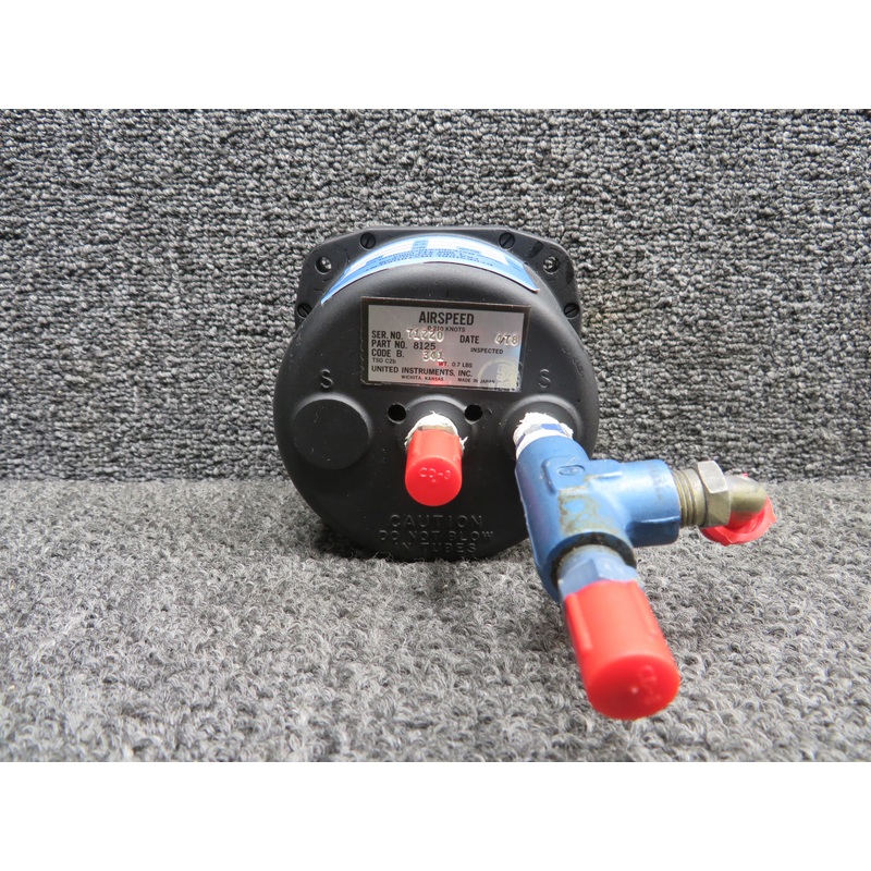 8125 United Instruments Airspeed Indicator (Knots: 0-210, Code: B.341)