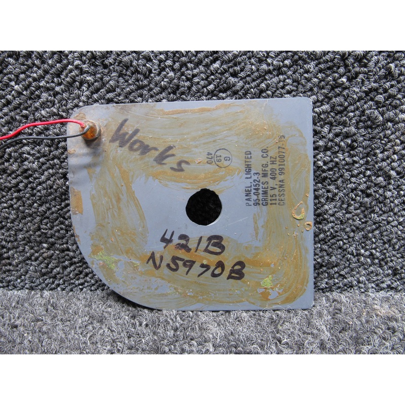 95-0452-3 (Alt: 9910077-15) Grimes Auxiliary Fuel Select Panel 48 Gallon LH