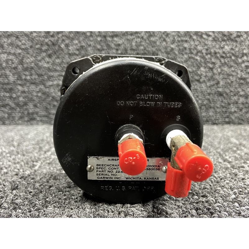 22-696-017-1 (Alt: 35-380036-7) Garwin BMD1001A Airspeed Indicator