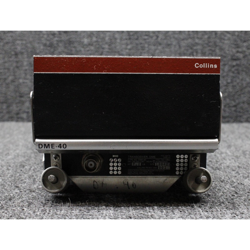 622-1233-001 Collins DME-40 Transceiver with Connector and Tray (Has Mods)