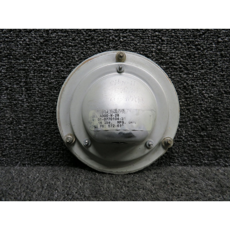 01-0770104-31 Piper PA28-181 Whelen A300-W-28 Map Light Housing (Minus Bulb)