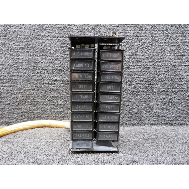 65-0890-3 Grimes Annunciator Panel with Connector (28V) (Incomplete Assembly)