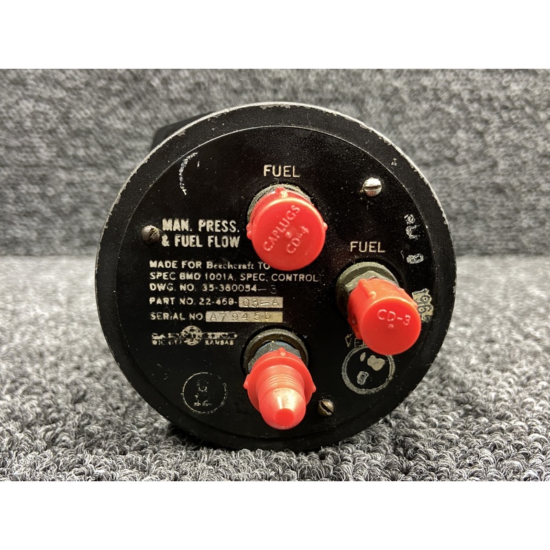 22-468-03-A (Alt: 35-380054) Garwin Manifold Pressure & Fuel Flow Indicator