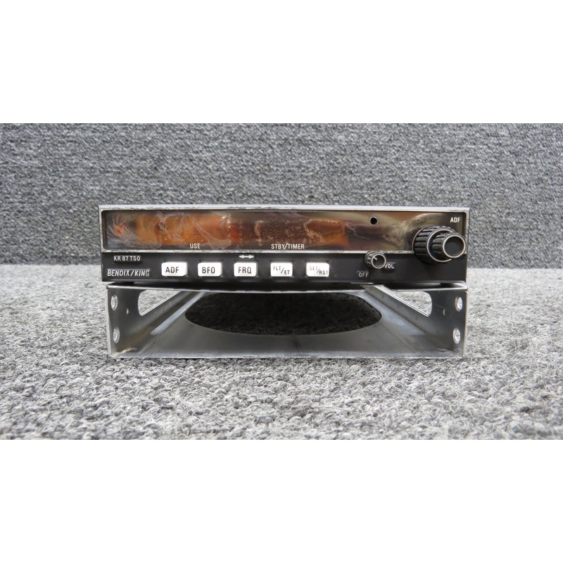 066-1072-00 King Radio KR-87 ADF Receiver with Tray and Mods (Delamination)
