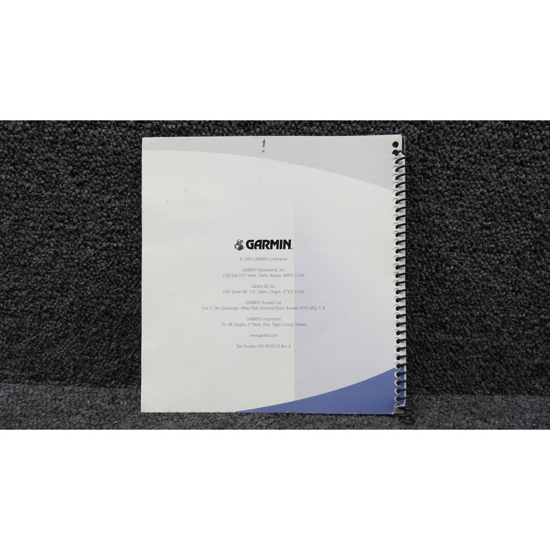 190-00357-01 Rev A Garmin 500W Series Quick Reference Guidebook