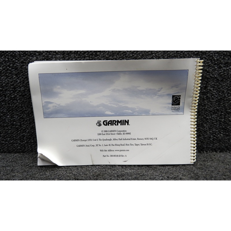 190-00140-20 Garmin GNC-420 Pilots Guide and Reference (Revision A, 1999)