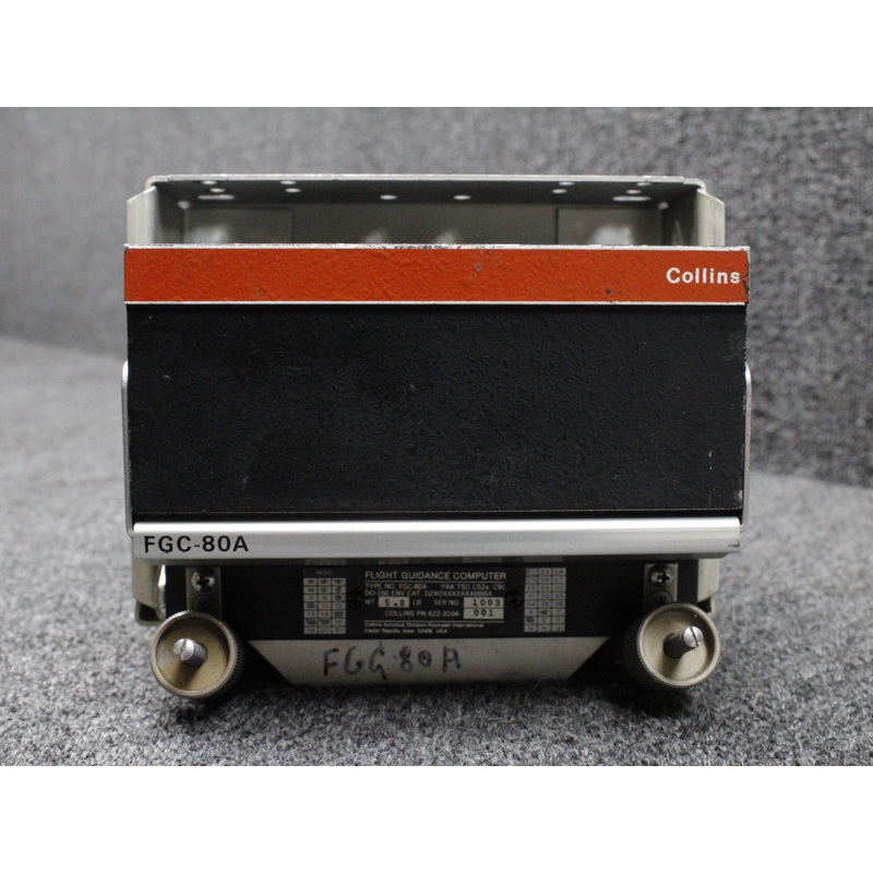 622-3104-001 Collins FGC-80A Flight Guidance Computer with Tray and Wires (Mods)