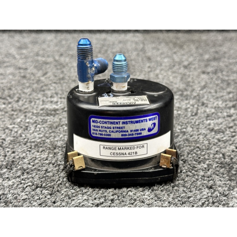 8030 United Instrument Airspeed Indicator (0-300 MPH, 260 Knots) (Code: B.168)
