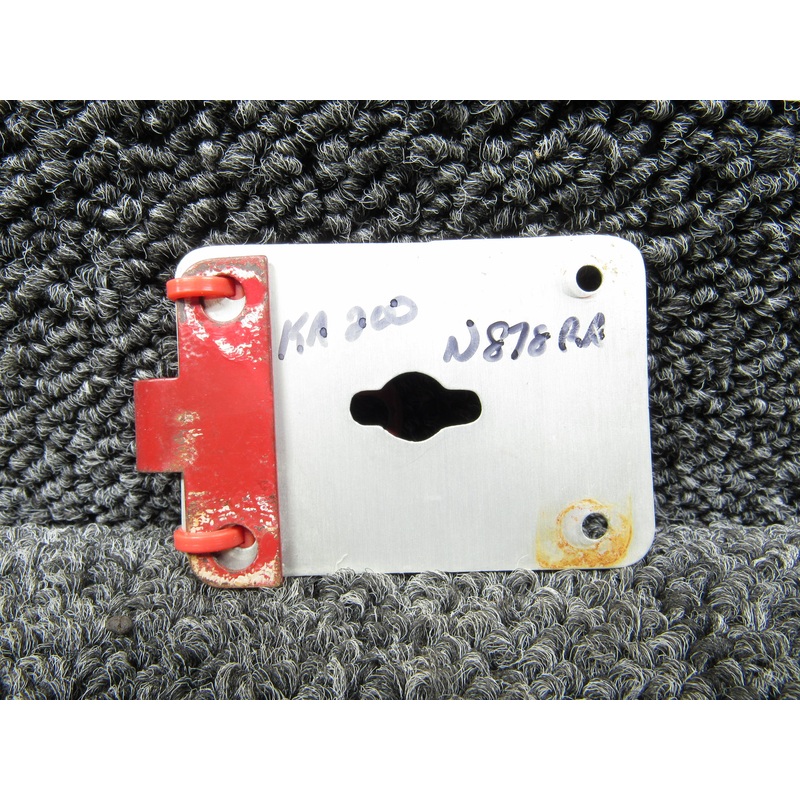 100-324060-7 Beechcraft KA-200 Alternate Static Air Plate with Safety Clip