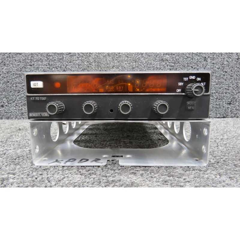 066-01141-0101 Bendix King KT-70 Mode S ATC Transponder w Tray & Mods (Core)
