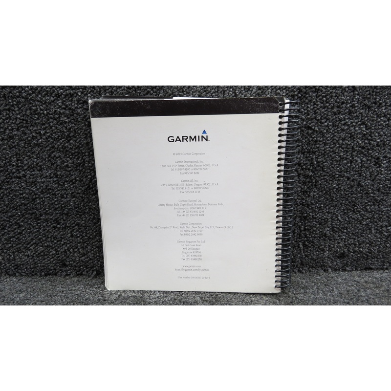 190-00357-00 Garmin 500W Pilots Guide & Reference Guidebook (Rev. J, 2014)