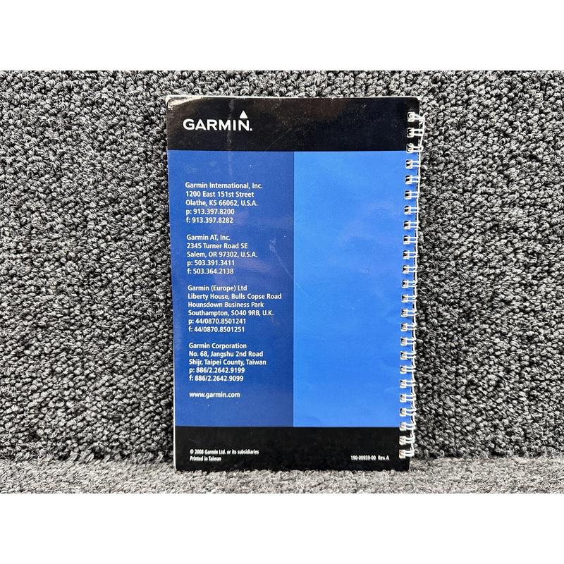 190-00959-00 Garmin GPSMAP 695-696 Portable Receiver Quick Reference Guide