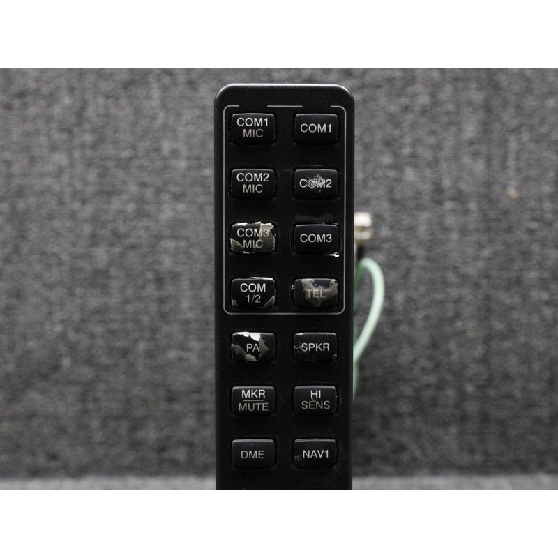 011-00809-00 Garmin GMA-1347 Audio Panel w Tray, Mods (14, 28V) (Cracked Knob)