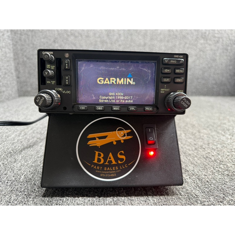 011-01060-40 Garmin GNS-430W GPS WAAS Radio w Tray & Mods (Core)