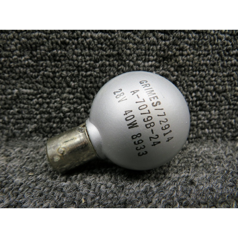 A-7079B-24 Grimes Navigation Light Bulb (Volts: 28, New Old Stock)
