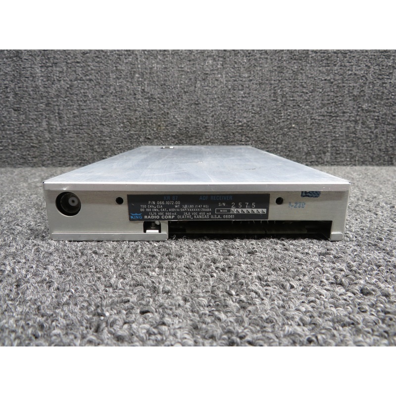 066-1072-00 Bendix King KR-87 ADF Receiver with Mod (Volts: 14-28)