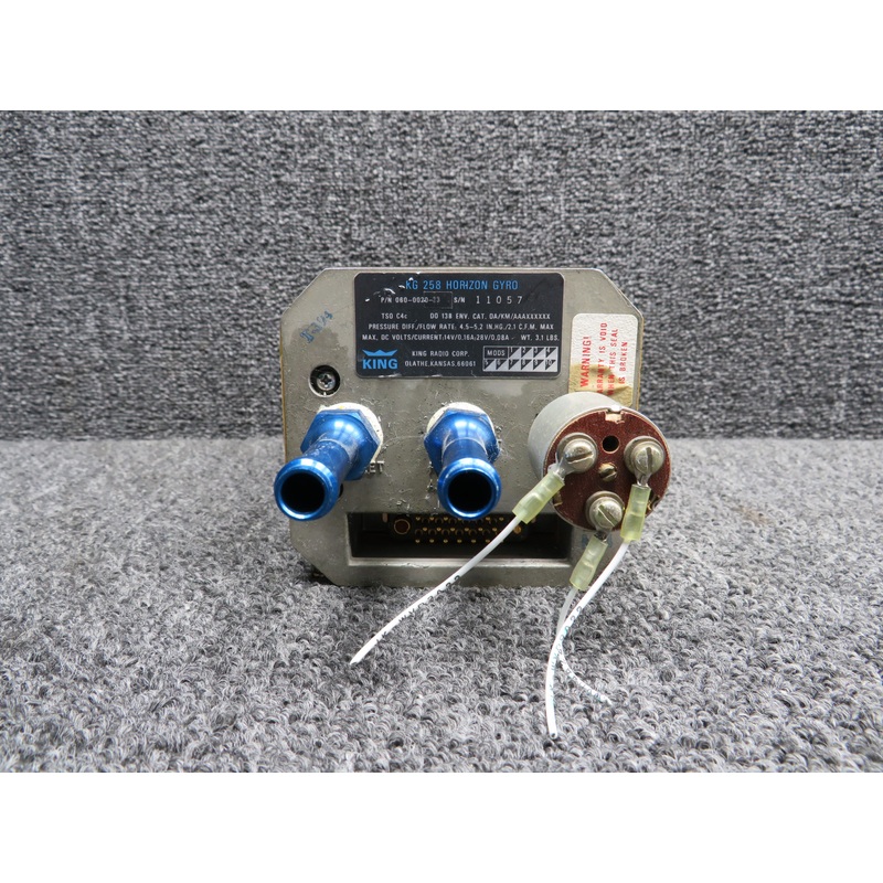 060-0020-23 King Radio KG-258 Horizontal Gyro Indicator (Volts: 14-28)