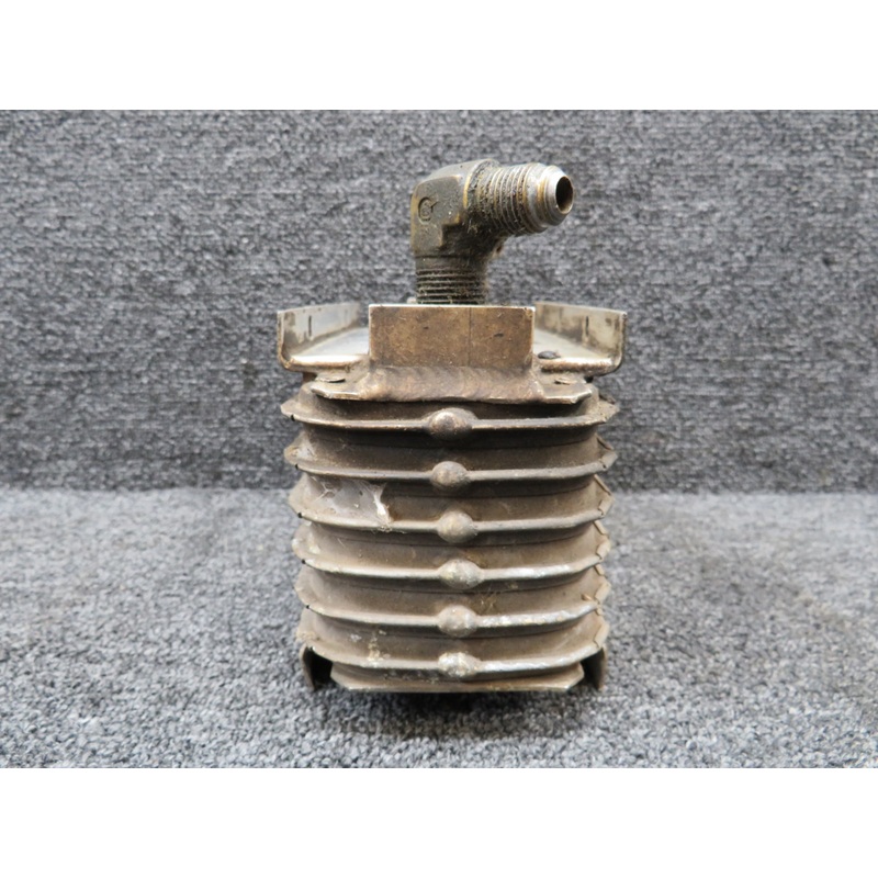 8406E Stewart Warner Oil Cooler Assembly (Bent Mount)