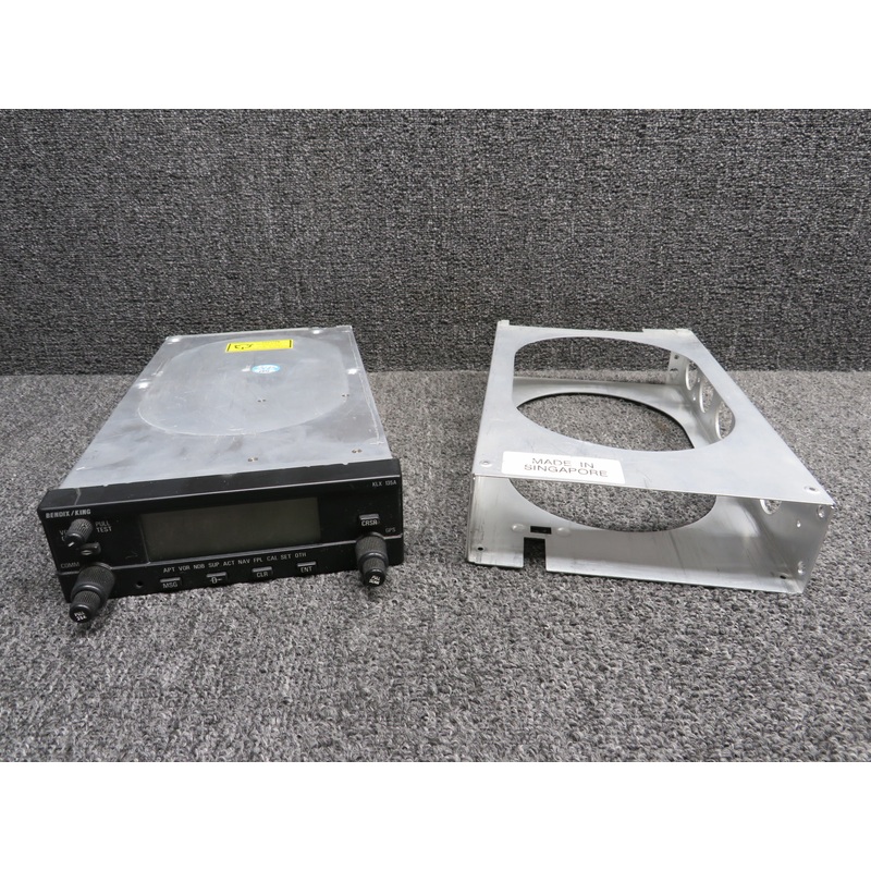 069-01029-0703 Bendix KLX-135A VHF Comm Transceiver GPS Radio with Tray