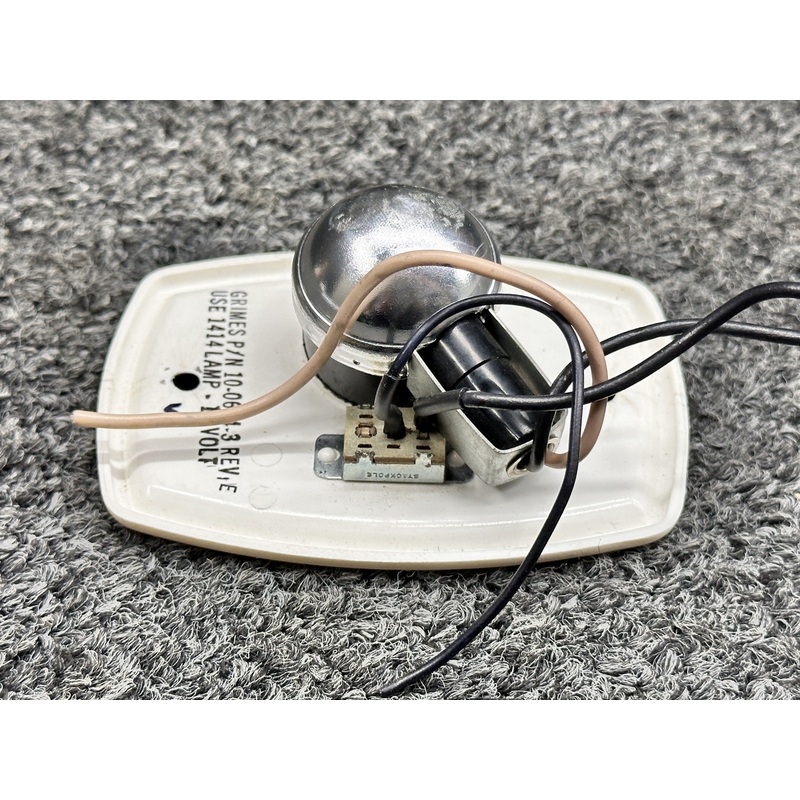 10-0644-3 Grimes Cabin Reading Light Assembly with Back Retainer (14V, Worn)
