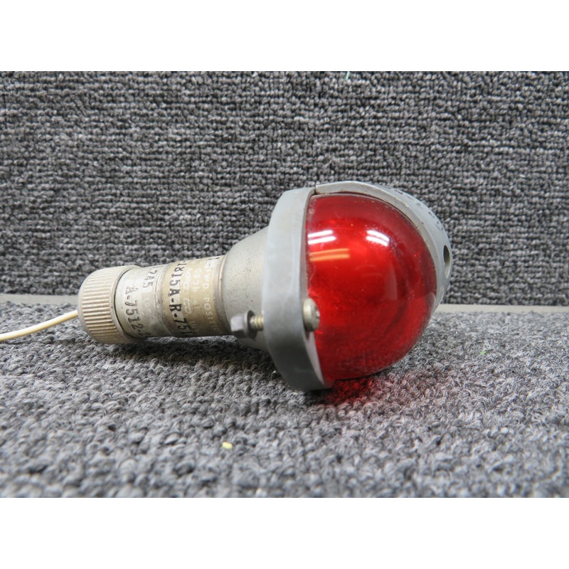 A-1815A-R-7512A-53 Grimes Wing Navigation Light Assembly (Red) (Worn)