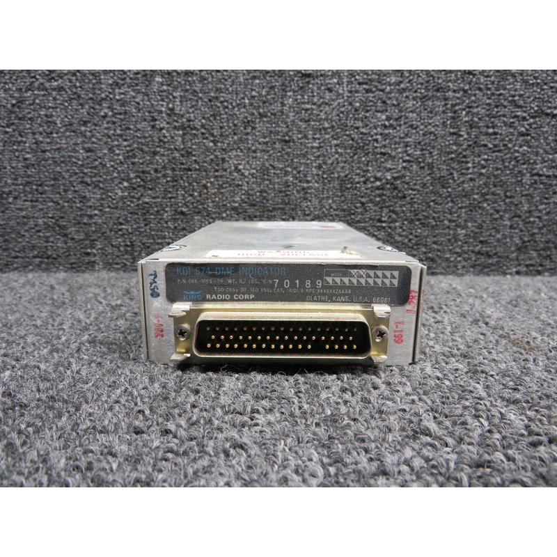 066-1069-04 King Radio KDI-574 DME Indicator with Mods