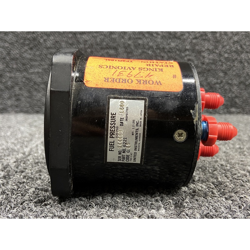 6221 United Instruments Fuel Pressure Indicator (Code: G.85)