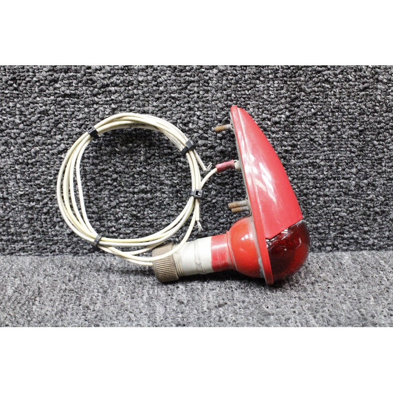 A-1285-R-12 Grimes Wing Tip Navigation Light LH (Red, 14V) (Colored Retainer)
