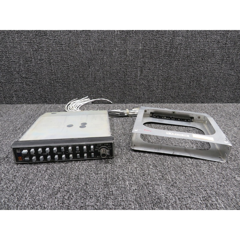 066-1055-03 King Radio KMA-24 Audio Selector Panel with Tray, Mods