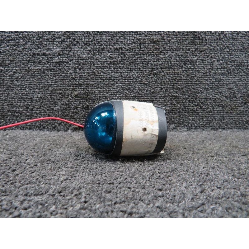 30-0009-35 Grimes Wing Position Light Assembly with Blue Lens (Corroded)