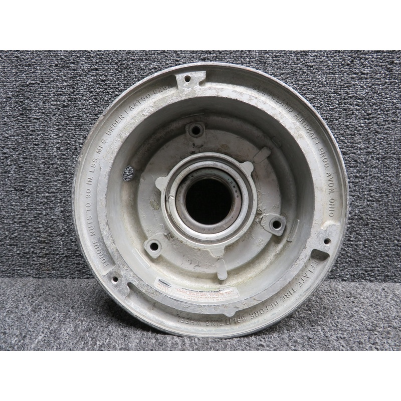 906-00100 Cleveland 40-113B 6.00-6 Outer Wheel Half (Some Corrosion)