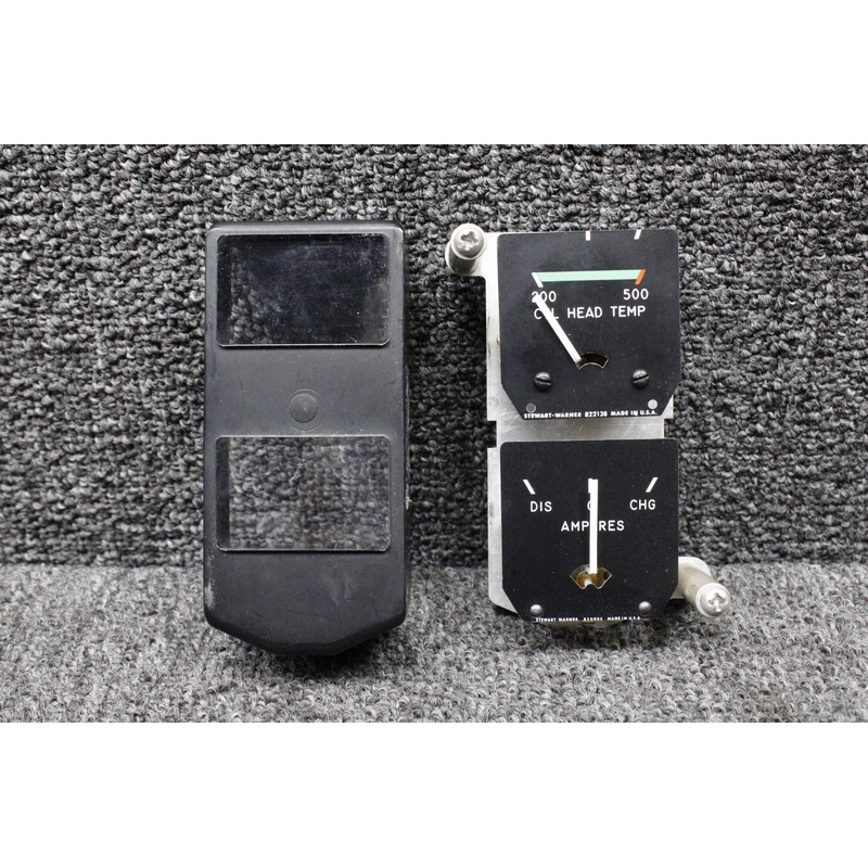 C669509-0102 Cessna 177B Instrument Gauge Cluster (CHT and Ammeter)