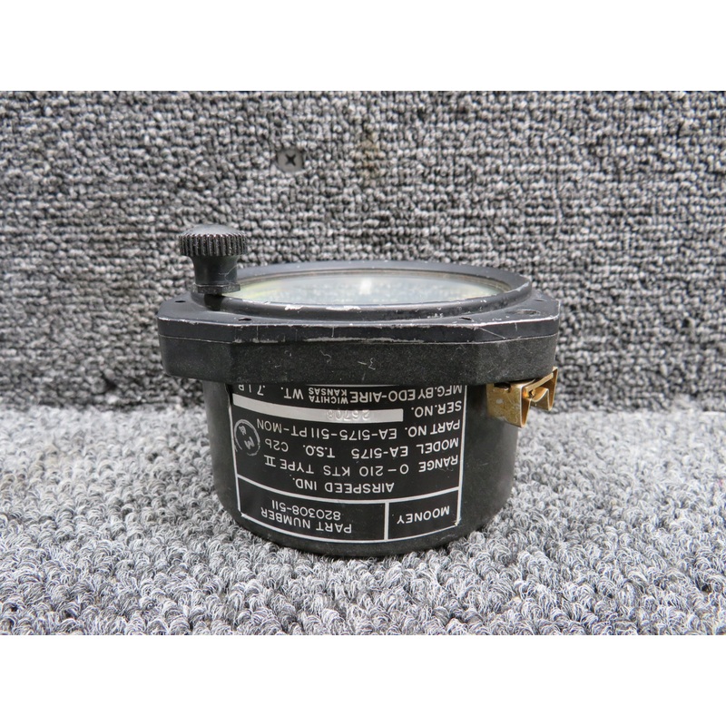 EA-5175-511PT-MON Edo-Aire EA-5175 Airspeed Indicator (Cloudy Face)