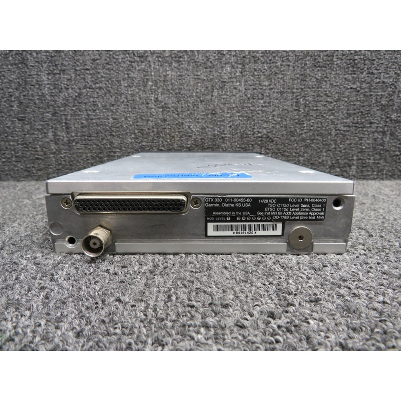011-00455-60 Garmin GTX-330 ADS-b Transponder with Mod (Volts: 14-28) (Core)