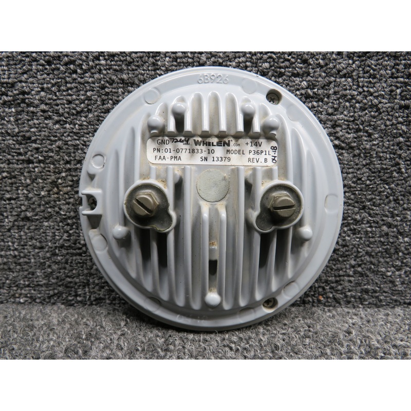 01-0771833-10 Rev. B Whelen P36P1L LED Landing Light Assembly (Cracked Lens)