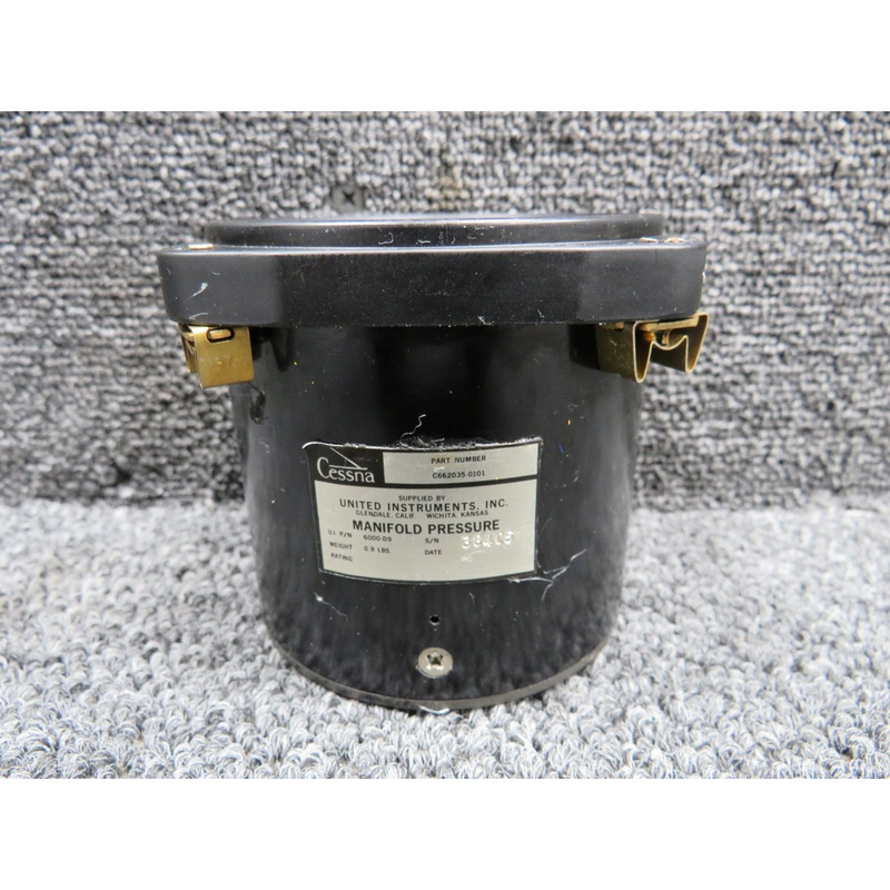 6000-D9 (Alt: C662035-0101) United Instruments Manifold Pressure Indicator