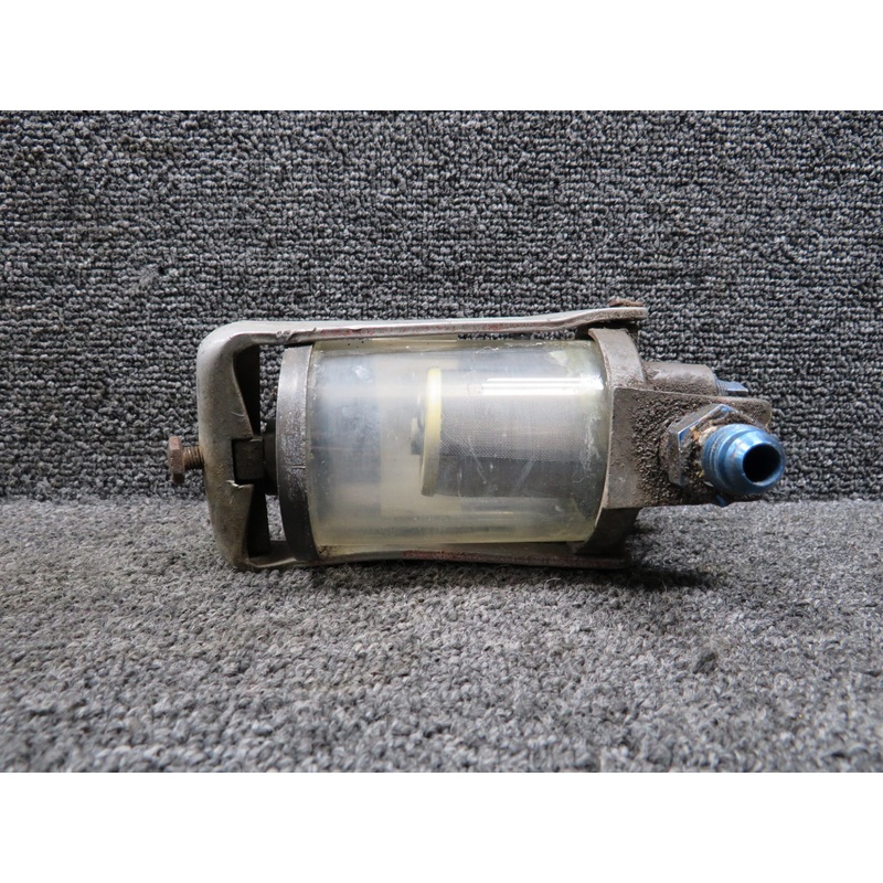 G199-115 Garwin Fuel Strainer Assembly (Bent, Chipped Edges of Glass)
