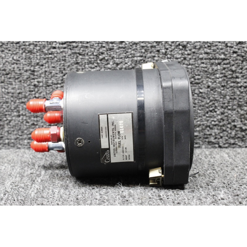 6060-2101 (Alt: C662020-0101) United Dual Fuel Flow Indicator (Lighted, 28V)