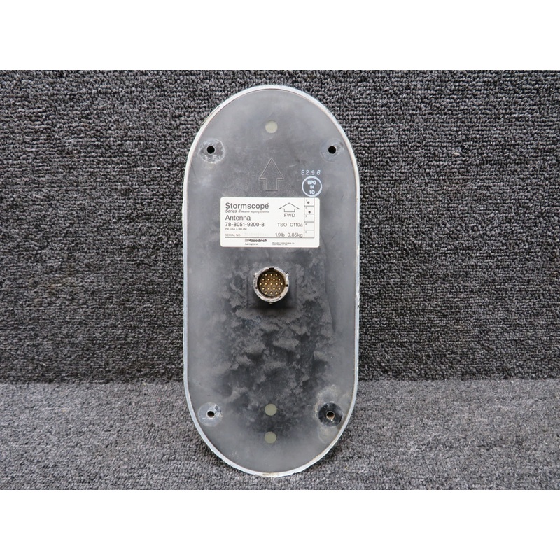 78-8051-9200-8 BF Goodrich Series 2 Stormscope Antenna w Mods (Minor Corrosion)