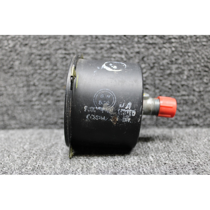 824276 Stewart Warner Recording Tachometer Indicator (Hours: 1539.5)