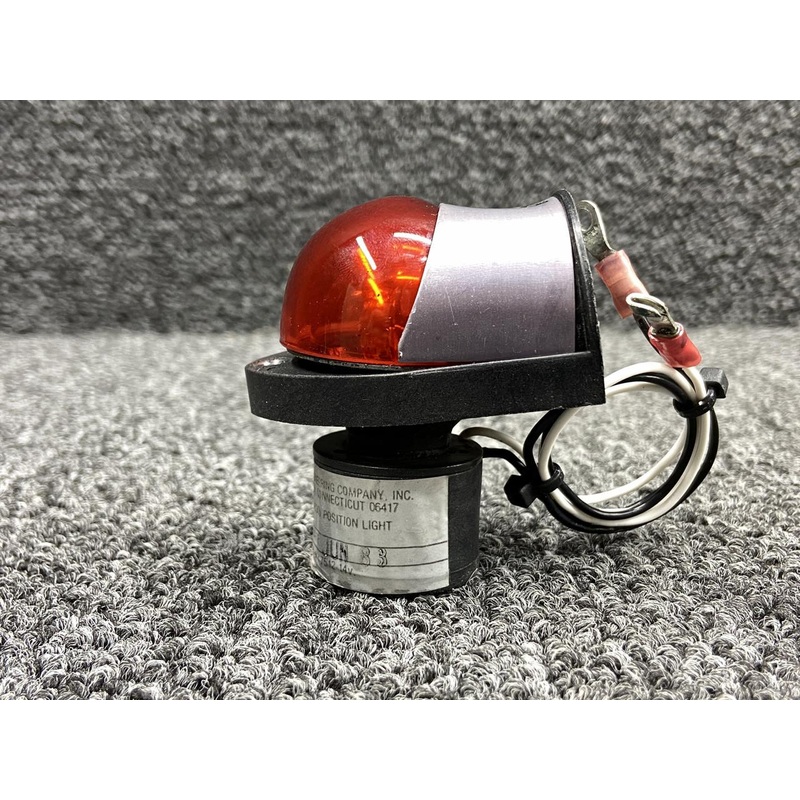 W1250-PR (Alt: 880038-501) Whelen Navigation Strobe Light LH with Lens