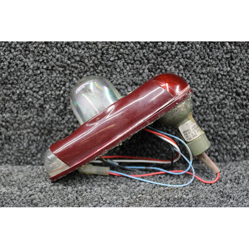 01-0790006-06 Whelen A600-PR-D-14V Wing Tip Position Light Assy LH (Red, 14V)