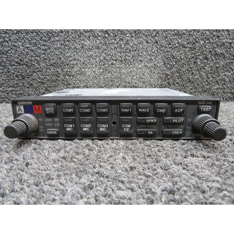 011-00401-10 Garmin GMA-340 Audio Selector Panel, Tray, Mods (Volts: 11-33)