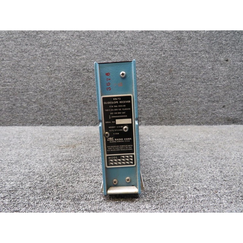 066-1033-00 King Radio KN-73 Glidescope Receiver with Mods (13.75-27.5V)