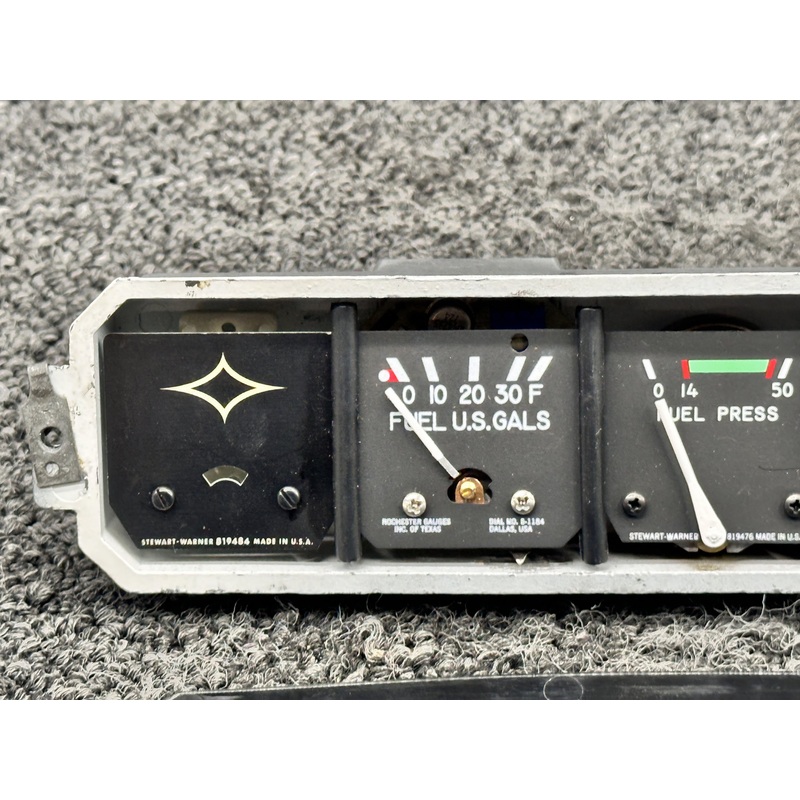 436-474, 5-1184, 819476 Stewart Warner Fuel Cluster Indicator (12V)