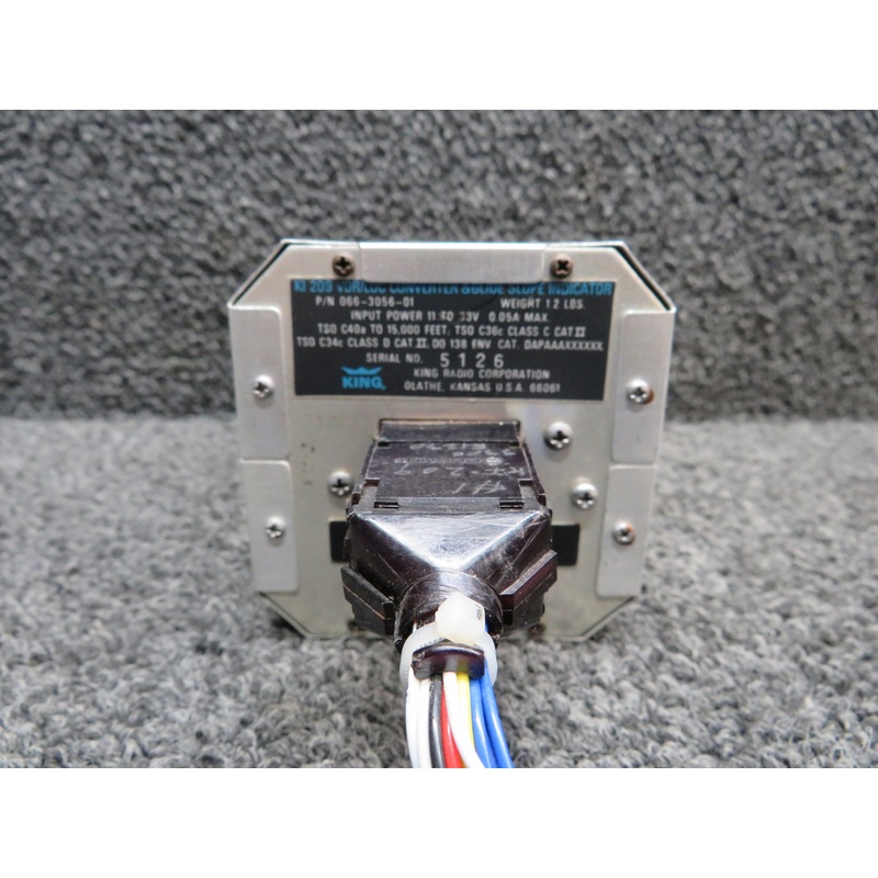 066-3056-01 King KI-209 VOR-LOC-Glideslope Indicator with Mods (Volts: 11-33)
