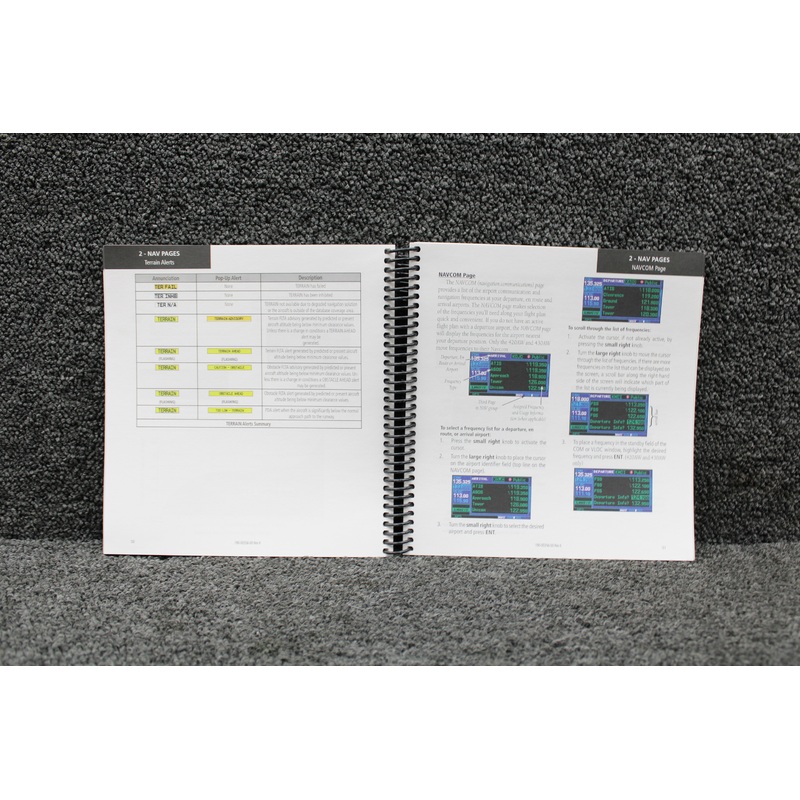 190-00356-00 Garmin 400W Pilots Guide and Reference Book (2016, Rev. K)
