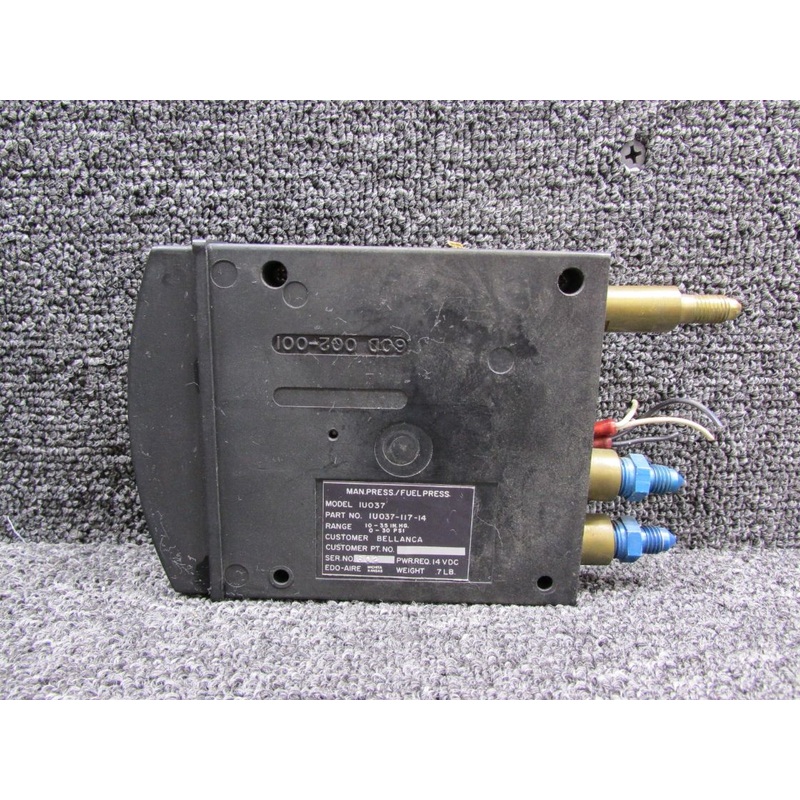 1U037-117-14 Edo-Aire 1U037 Manifold and Fuel Pressure Indicator